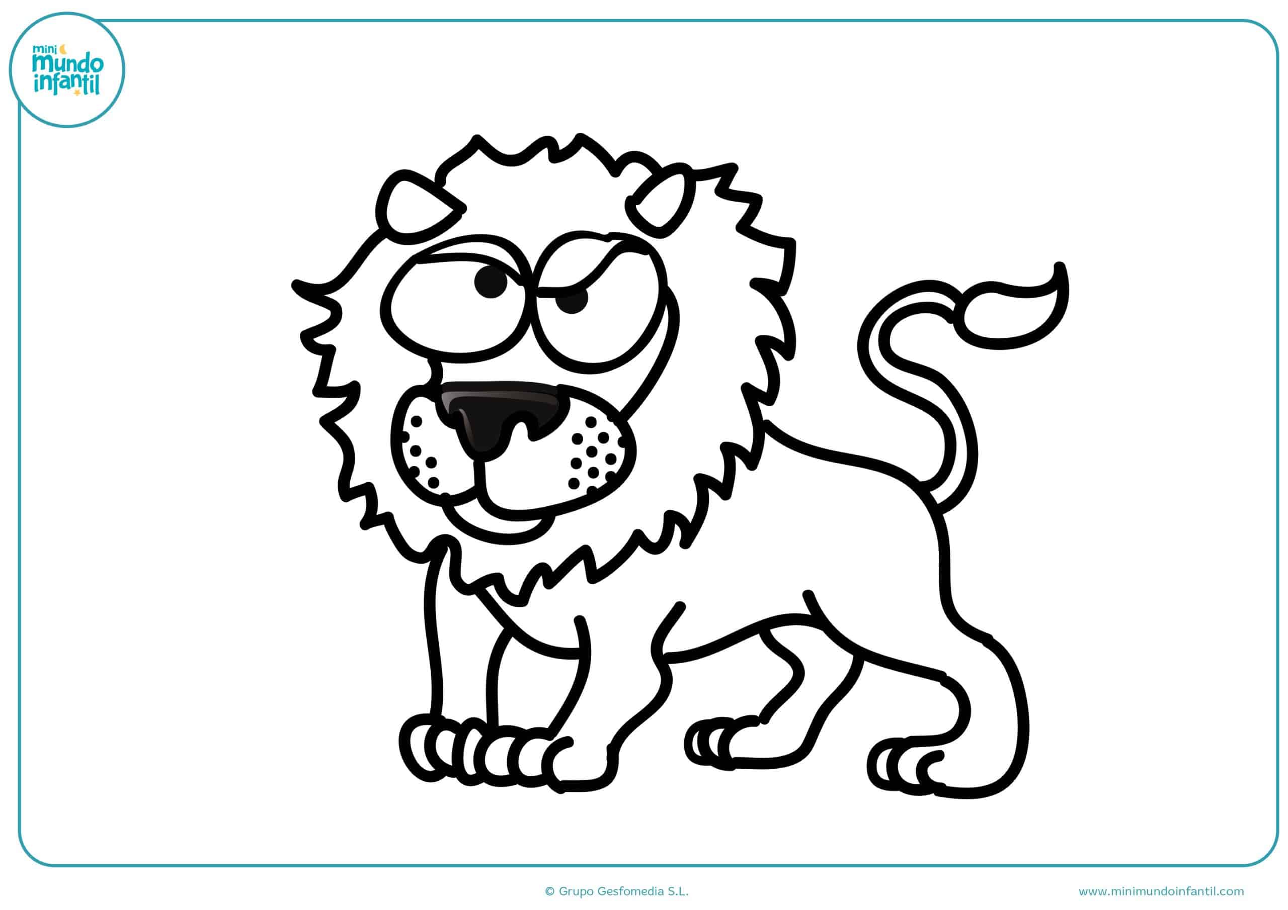 Dibujos colorear animales carnívoros