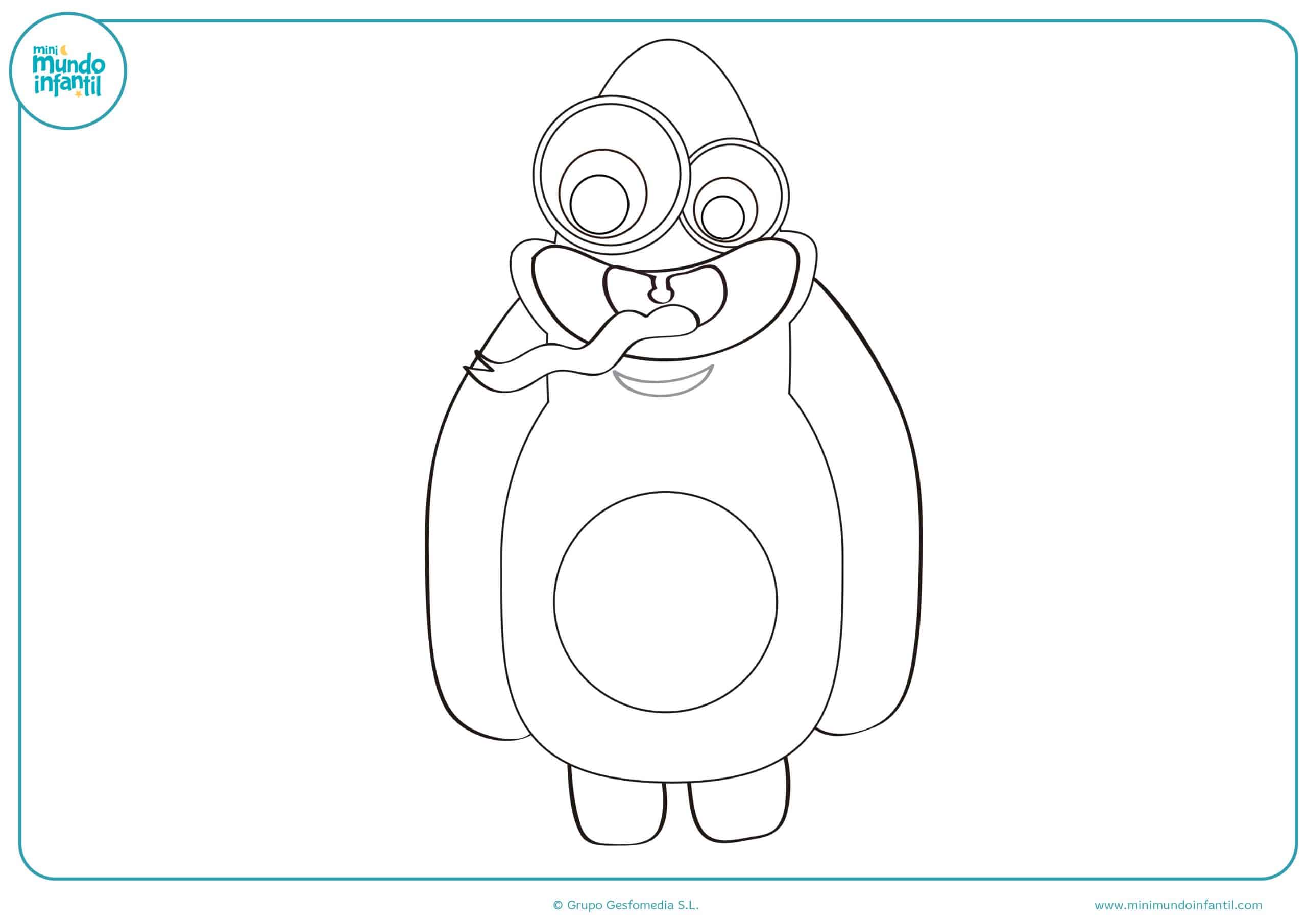 Dibujos marcianos colorear infantiles