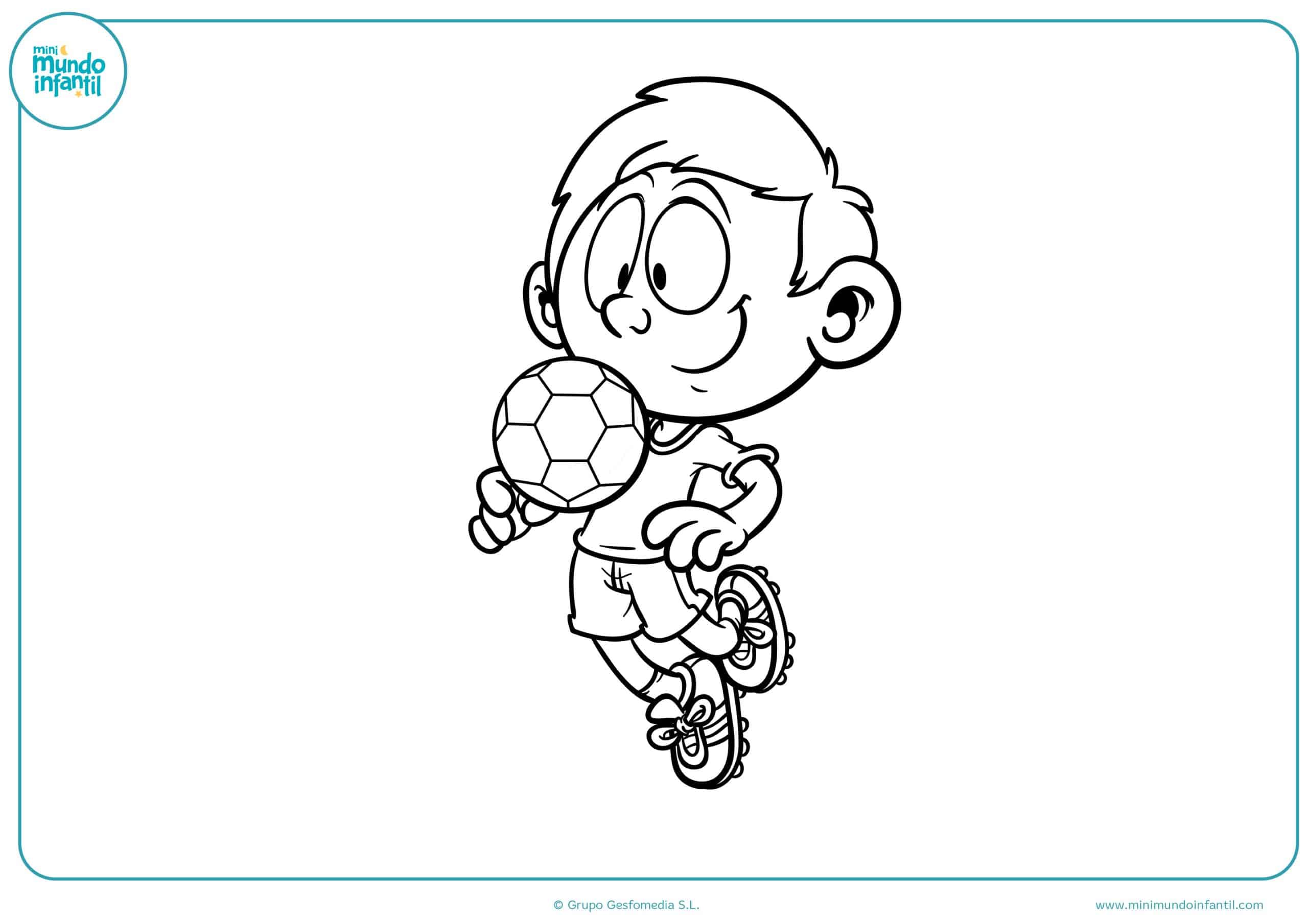 Los Mejores Dibujos De Futbol Para Colorear E Imprimir