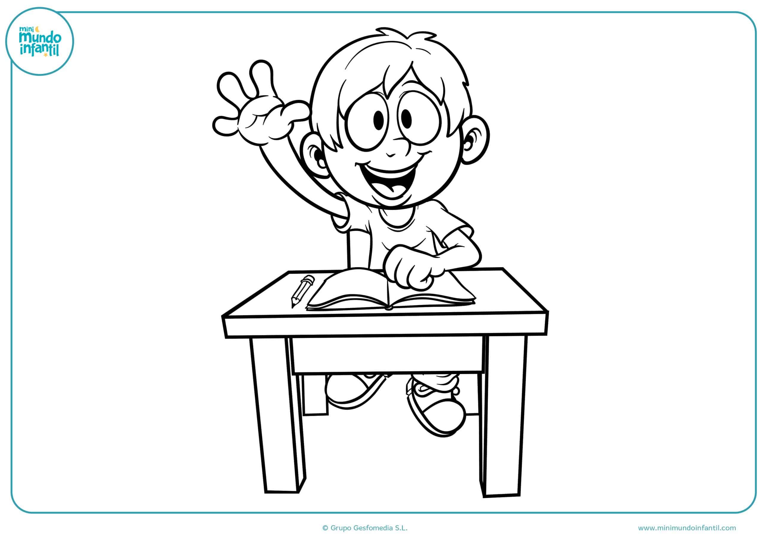 Get Salon De Clases Dibujos Para Colorear Background - Cibe