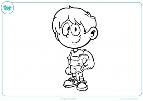 Los mejores dibujos de fútbol para colorear e imprimir