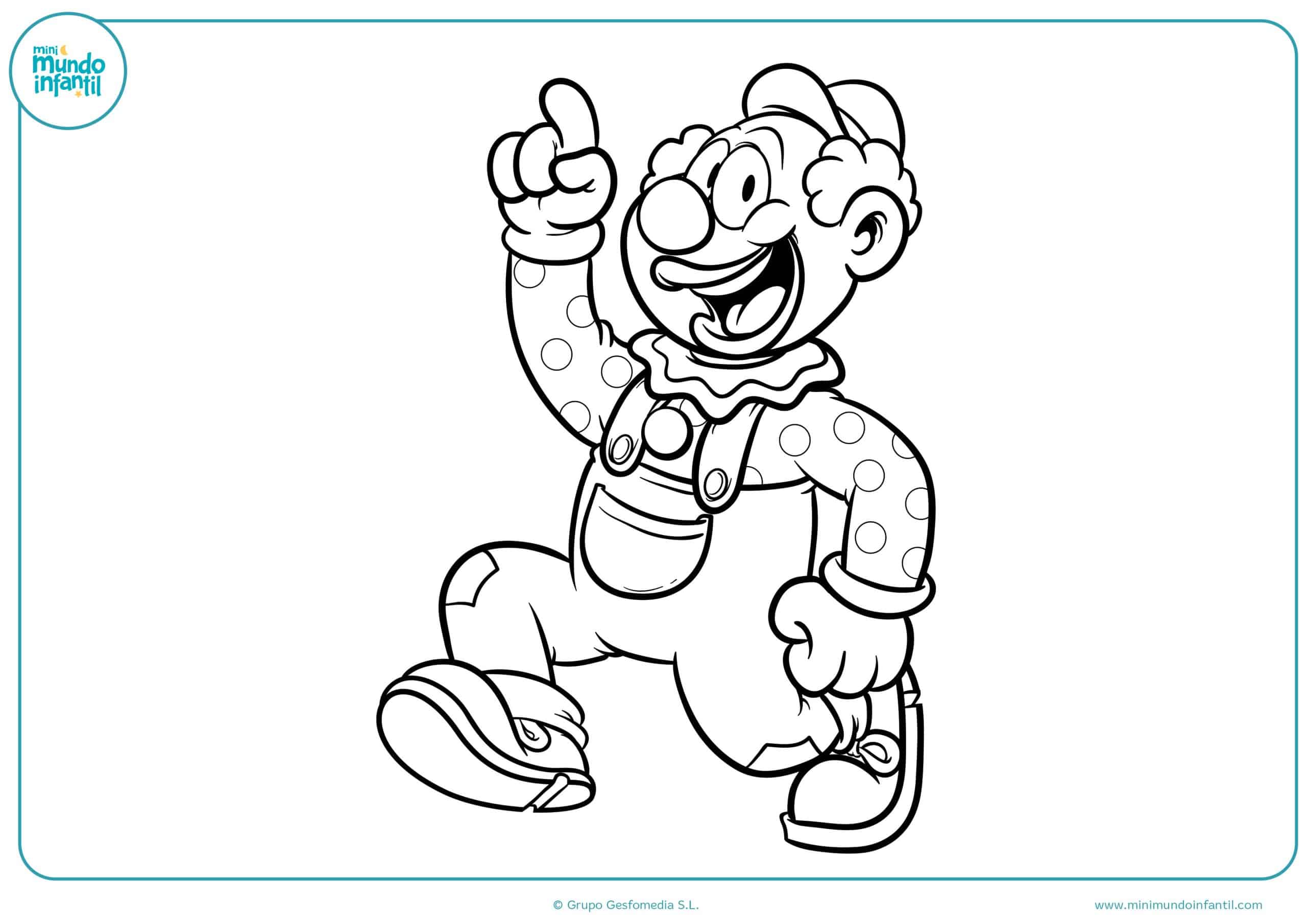 Profesiones dibujo colorear