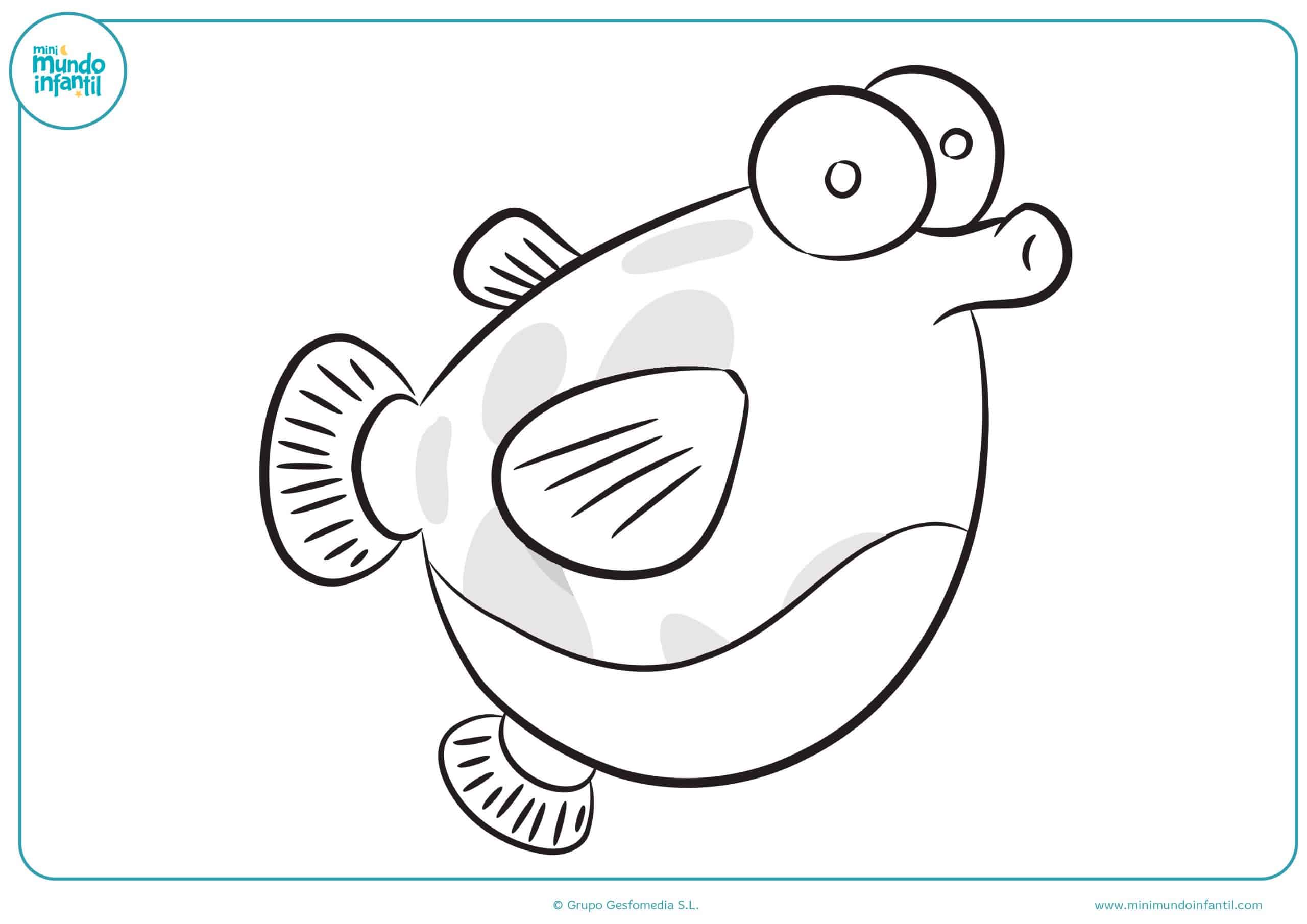 Descargar dibujo marinos animales colorear gratis