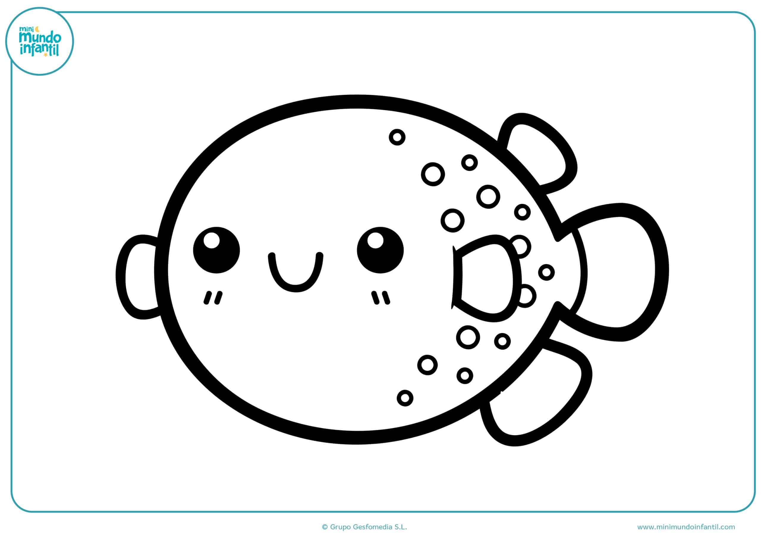 Dibujos animales marinos para niños y niñas