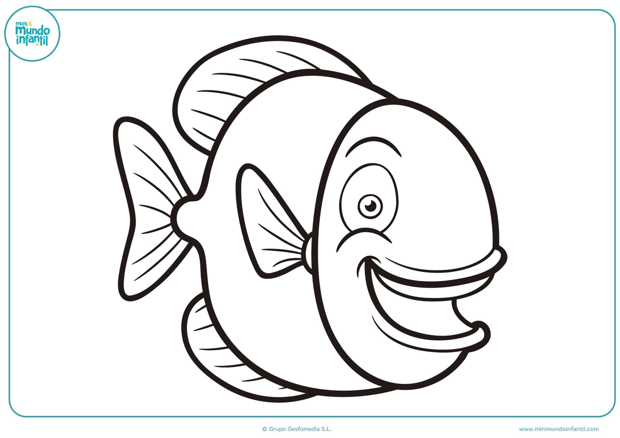 Dibujos para pintar animales marinos