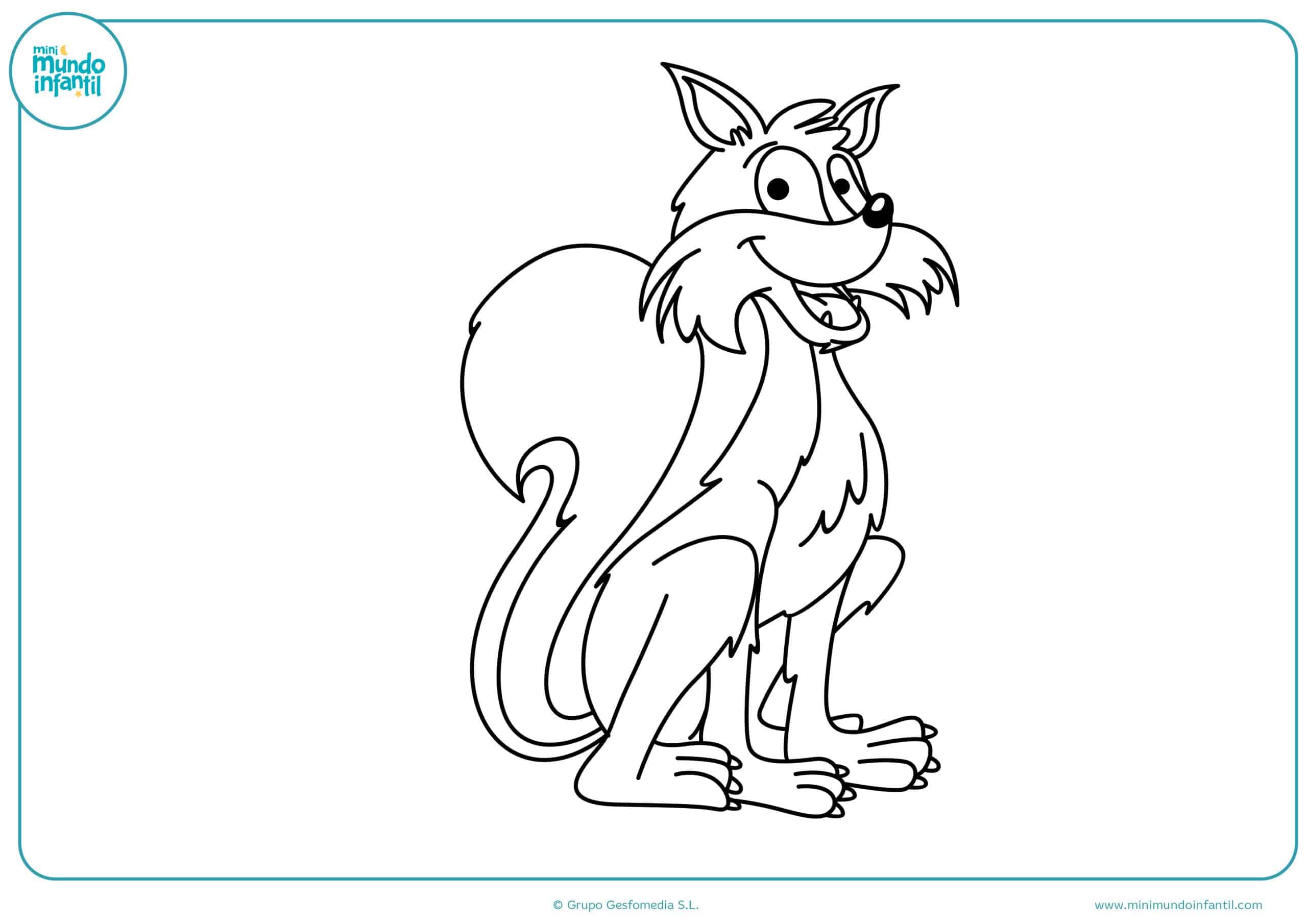 Dibujos colorear animales salvajes niñas