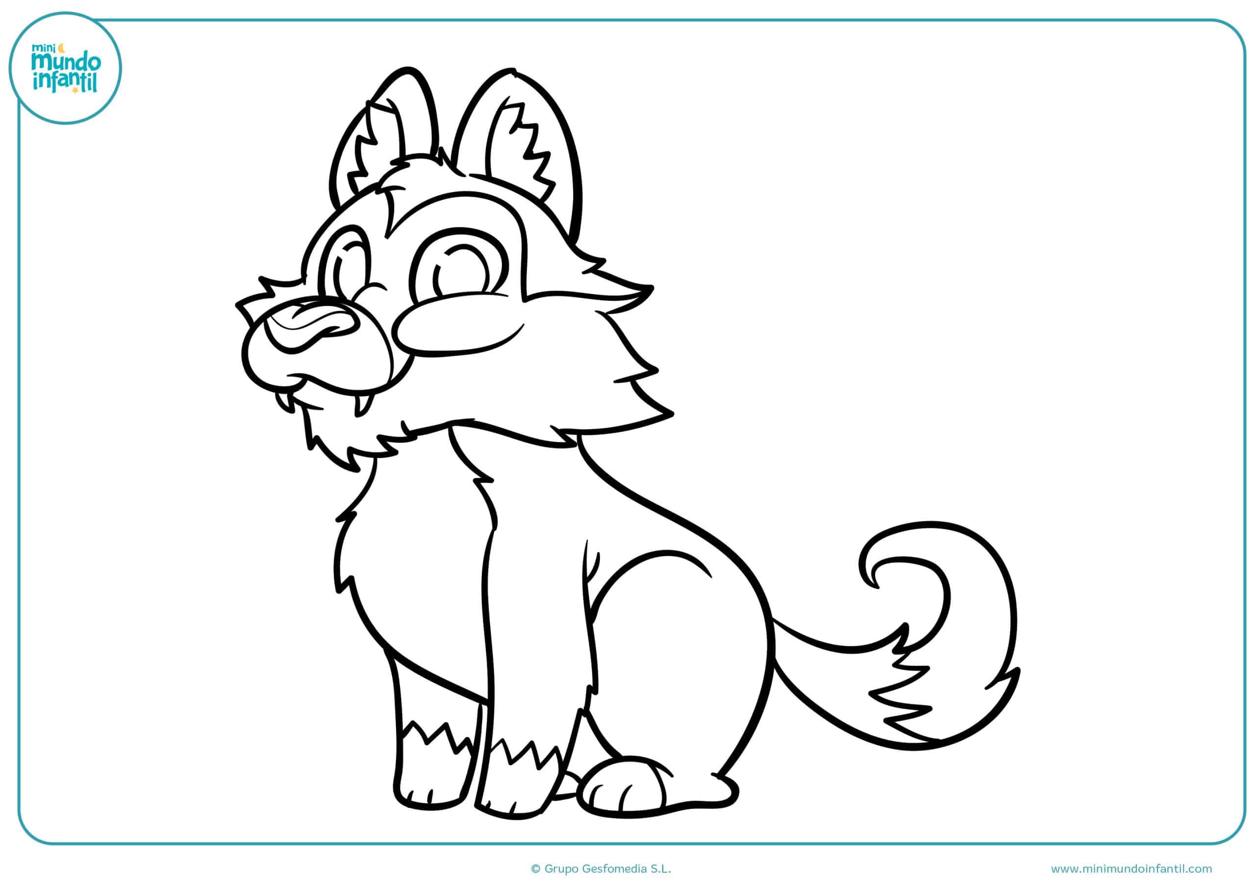 Dibujos animales colorear salvajes infantiles