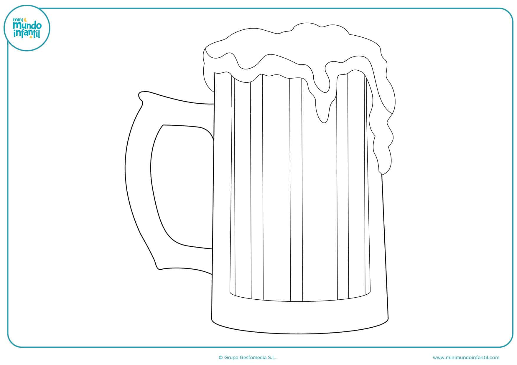 Dibujos de bebida para colorear - Mundo Primaria
