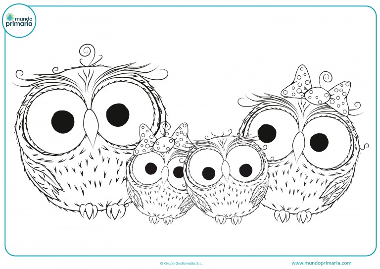 Dibujos de Animales del Bosque para Colorear e Imprimir