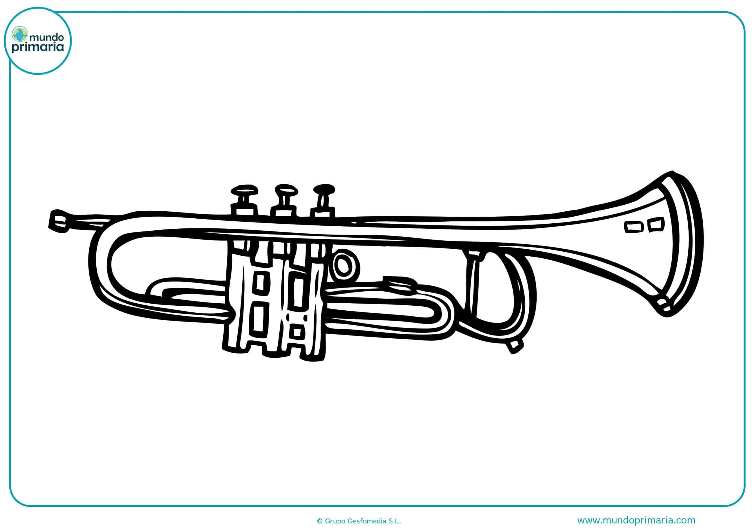 Instrumentos musicales colorear niños pequeños