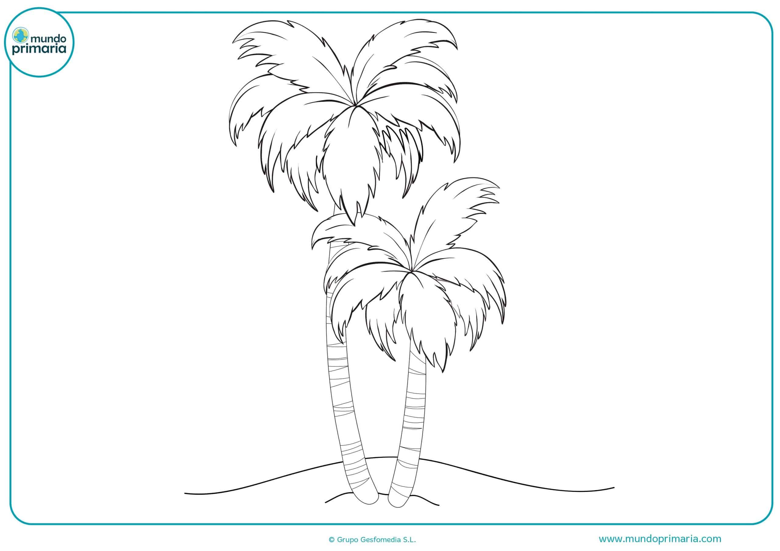 Dibujos de Árboles para Colear Otoño, Secos, Navidad