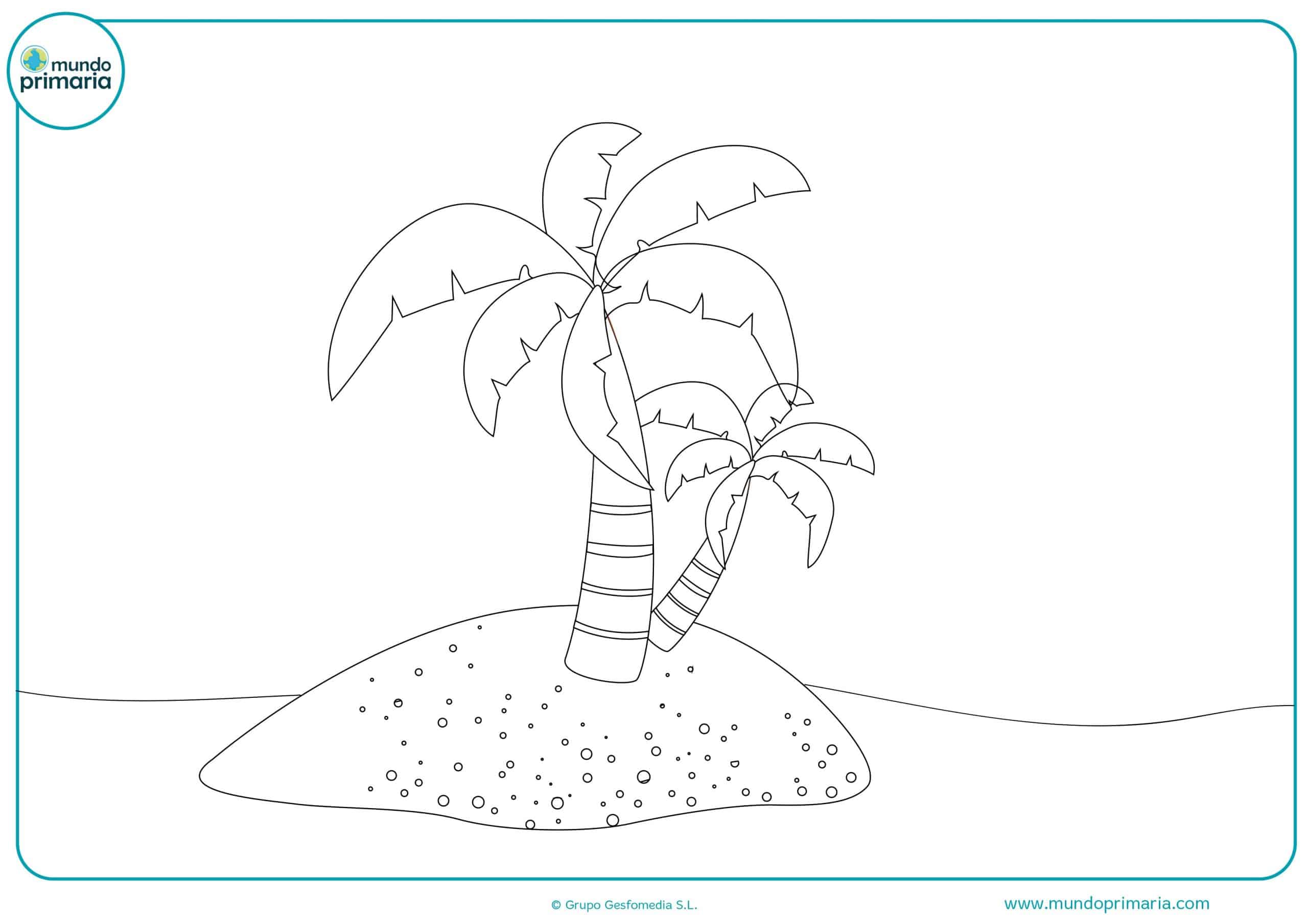 Colorear dibujos arboles gratis