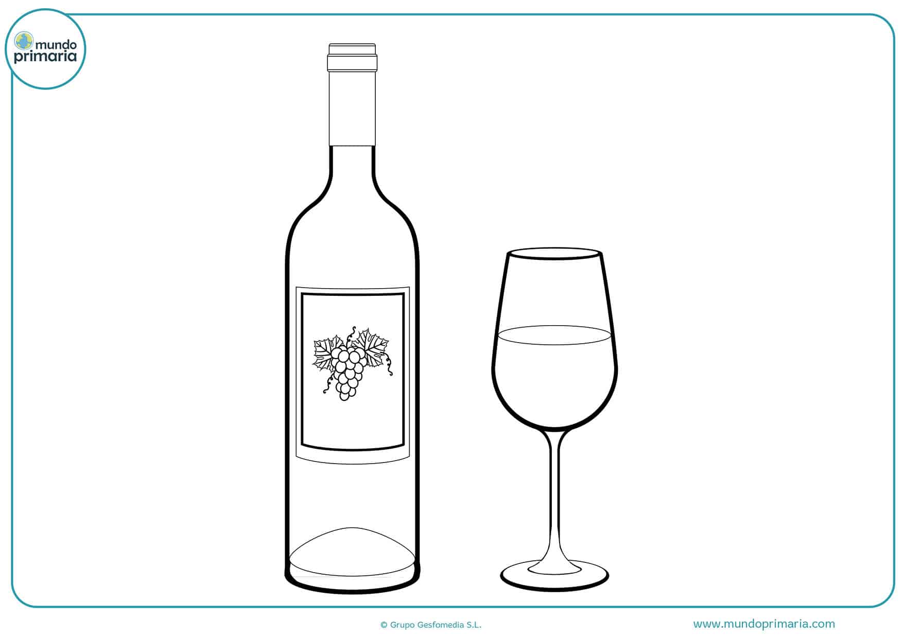 Dibujos de bebida para colorear - Mundo Primaria