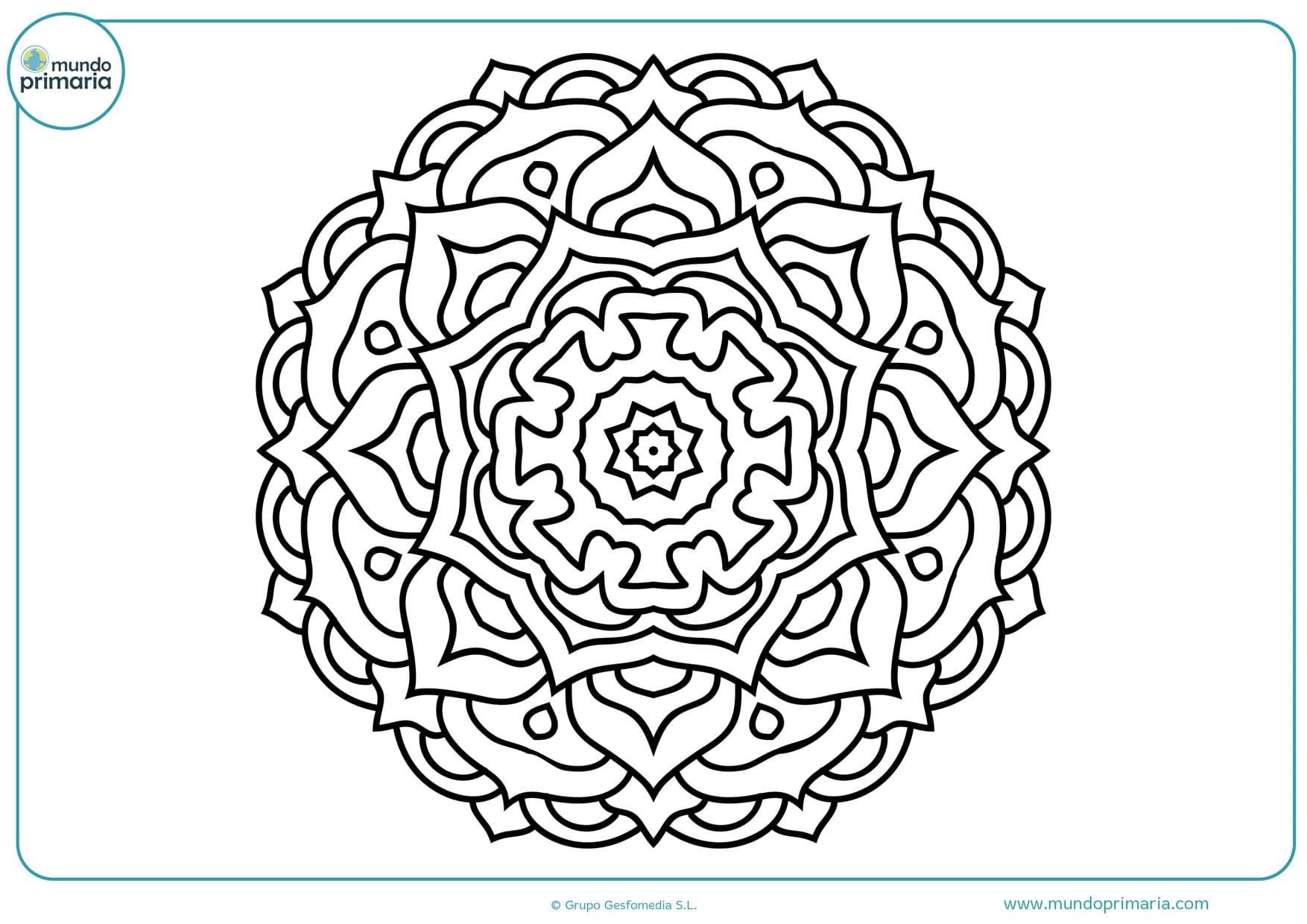 Pintar dibujos mandalas