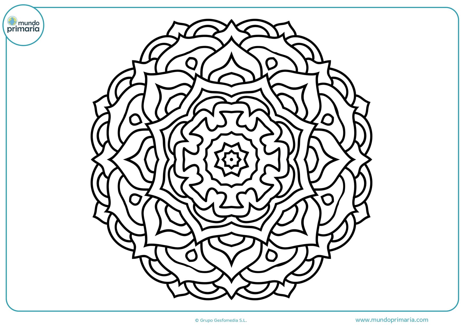 Pintar dibujos mandalas