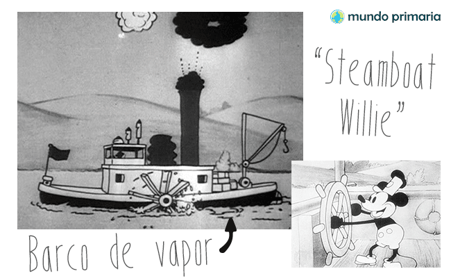 Steam boat Willie, el barco a vapor