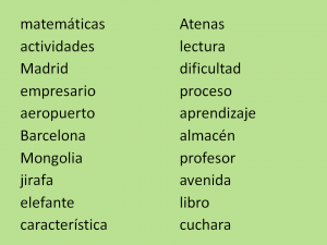 procesos léxicos lectura Jesús Jarque Pedagogía, ruta léxica