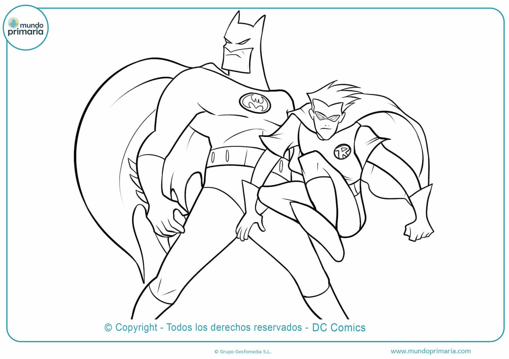 Dibujos de Batman para Colorear (Imprimir y Pintar) dibujos-de-batman-para-colorear-imprimir-y-pintar