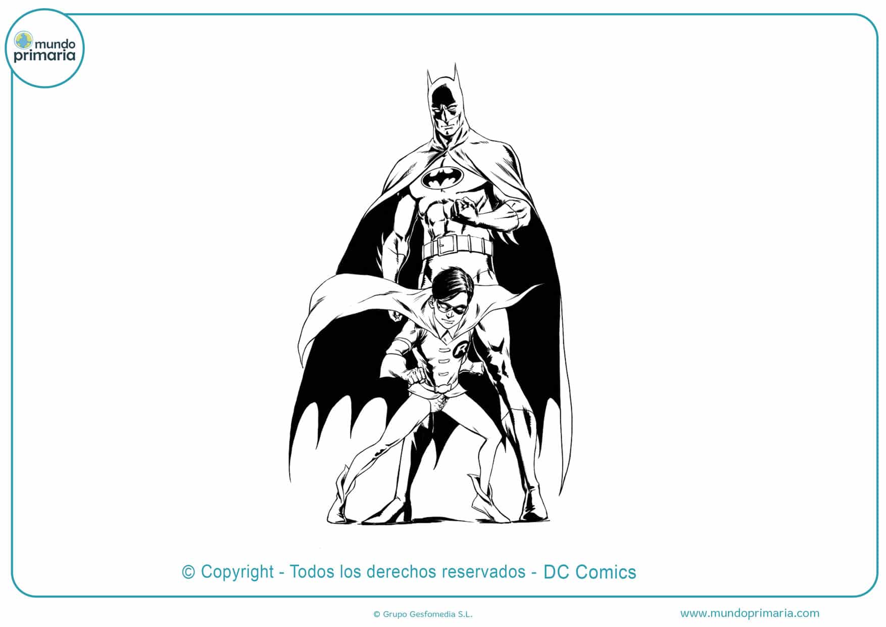 Descargar dibujos colorear batman