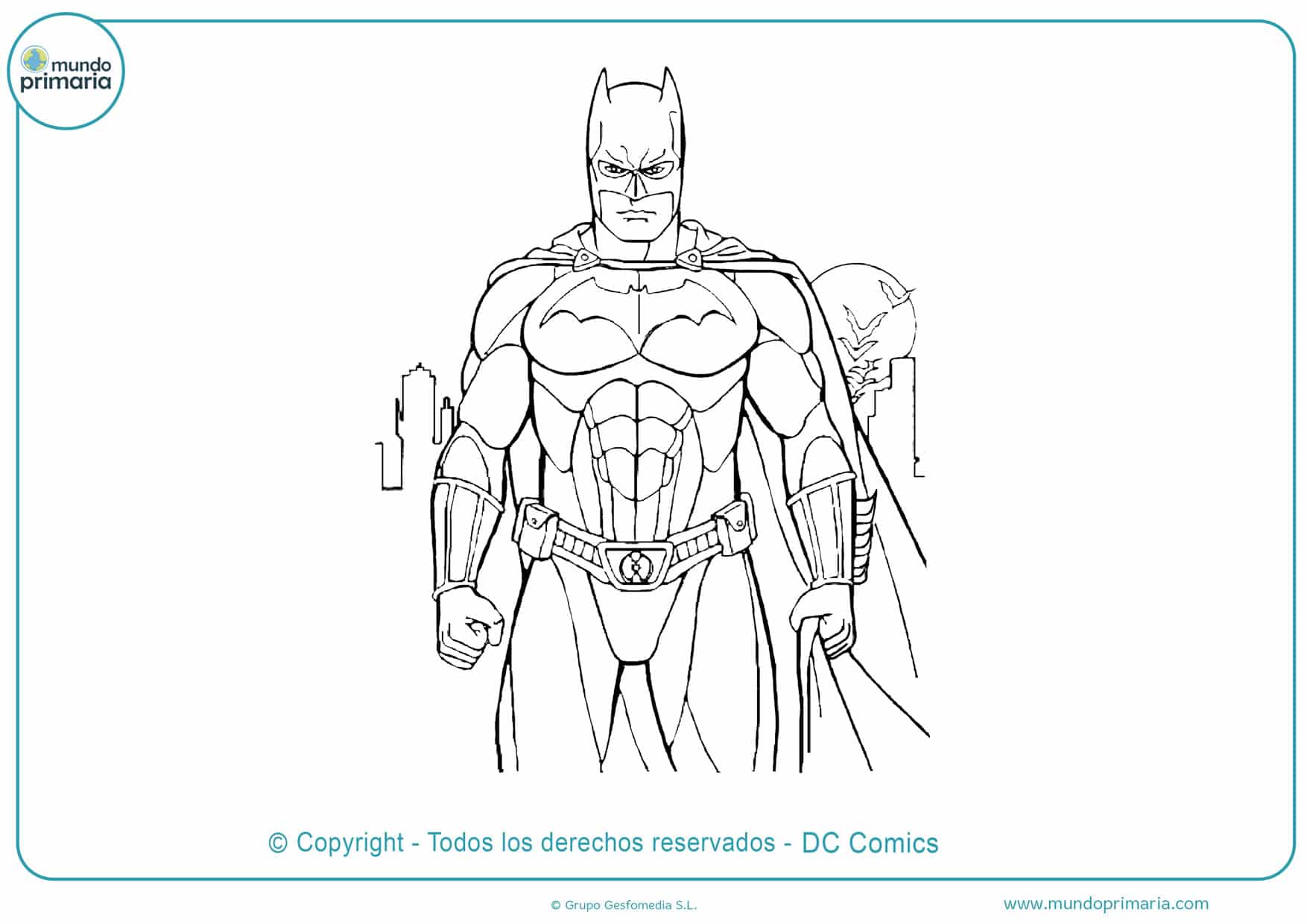 Dibujos de Batman para Colorear (Imprimir y Pintar) Dibujos de Batman para Colorear (Imprimir y Pintar)