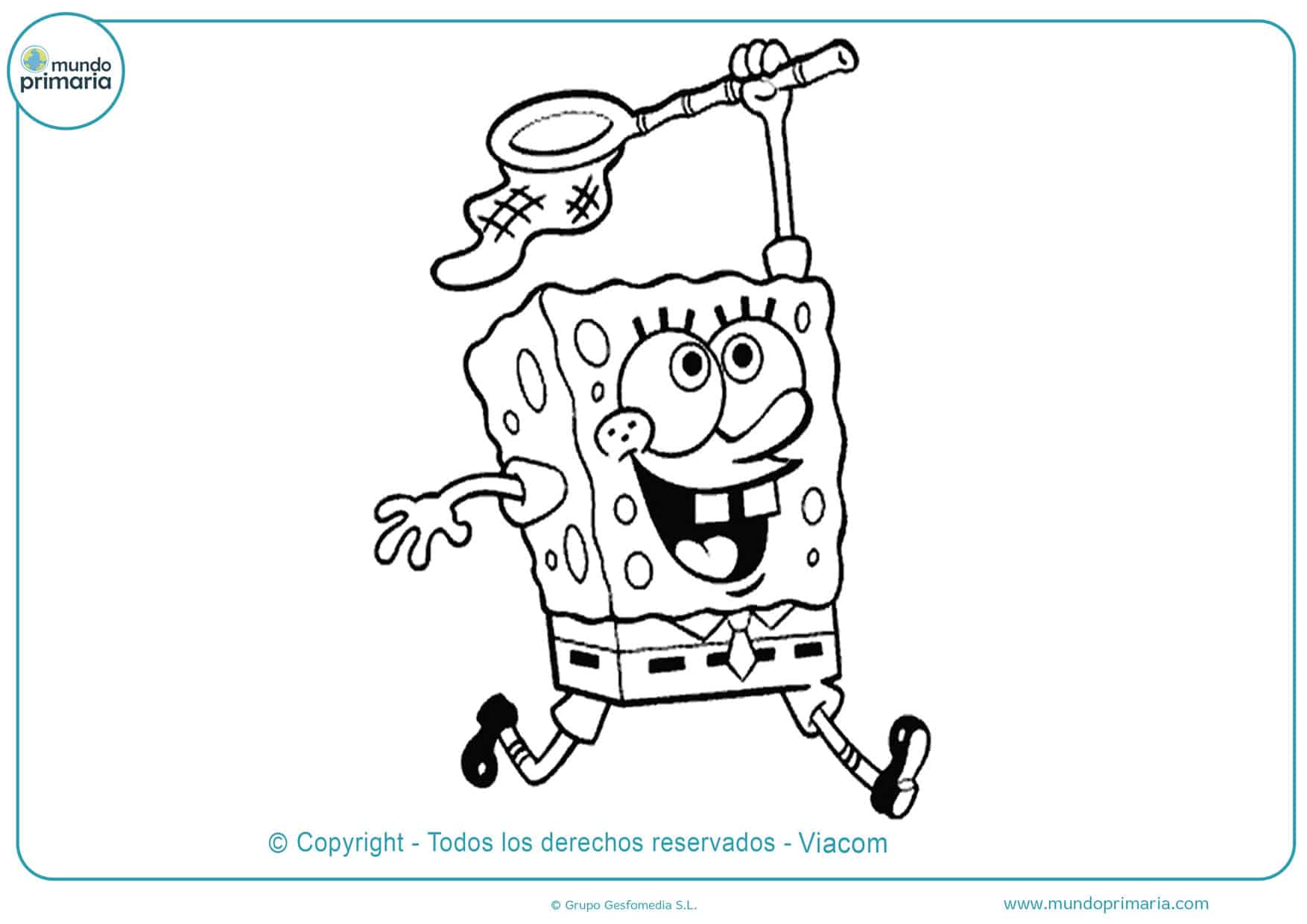 ❋ Dibujos de Bob Esponja para Colorear【Imprimir y Pintar】