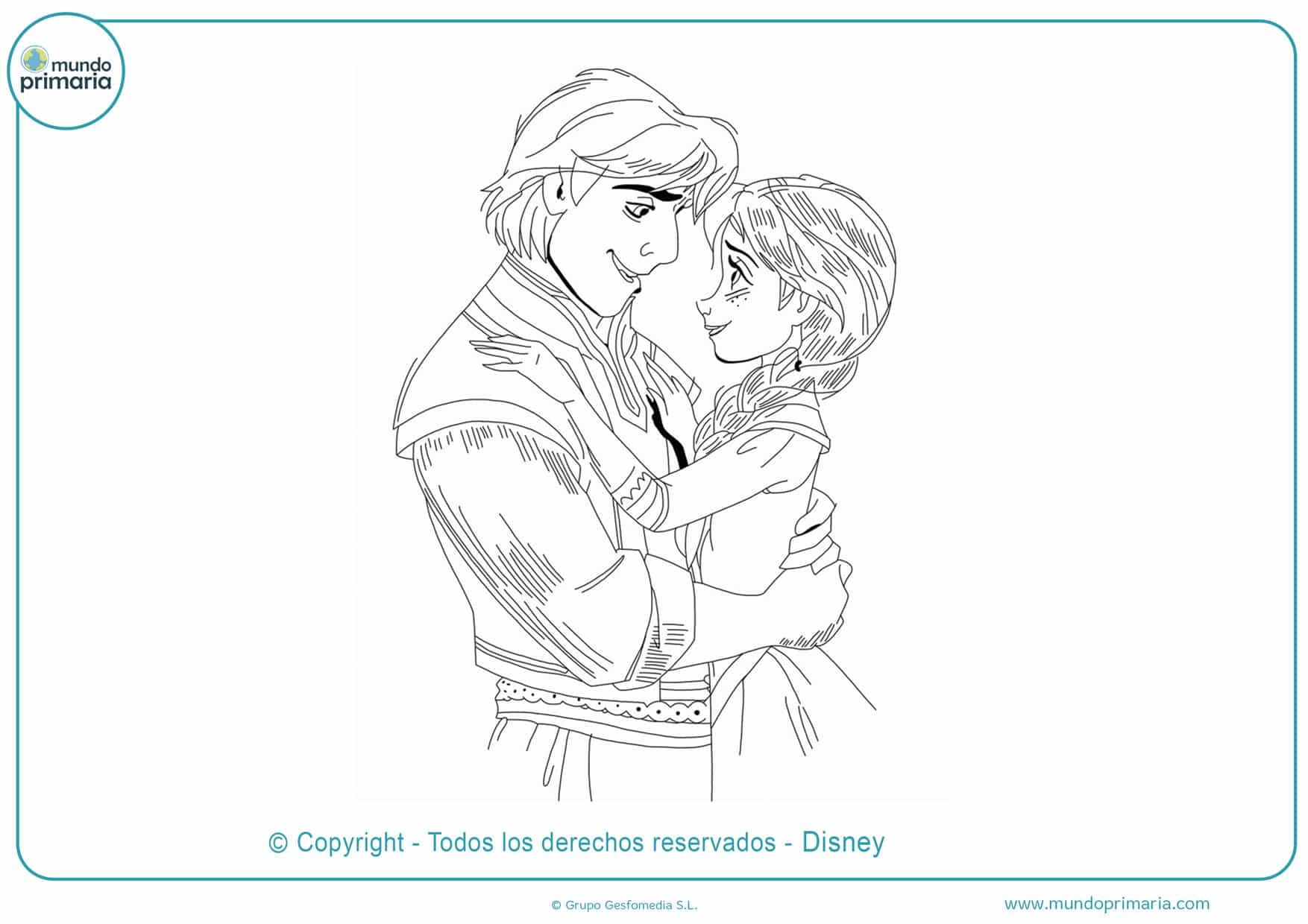 dibujos de frozen para colorear