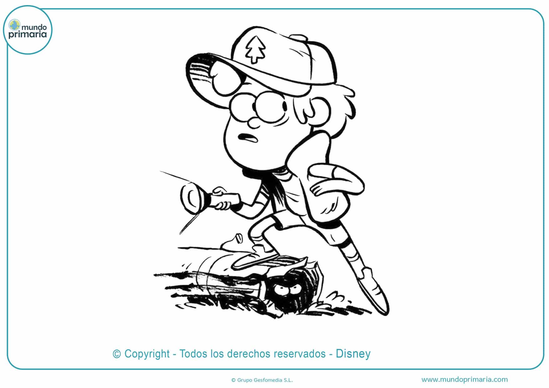 dibujos de gravity falls de dipper pines