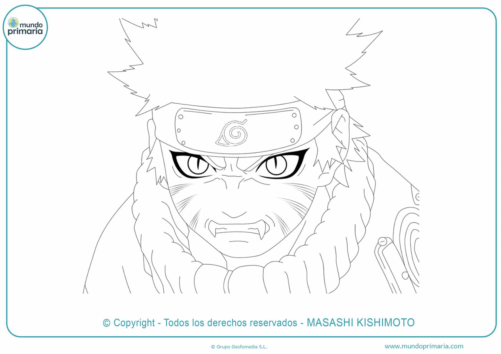 ▷ Dibujos de Naruto para Colorear listos para Imprimir