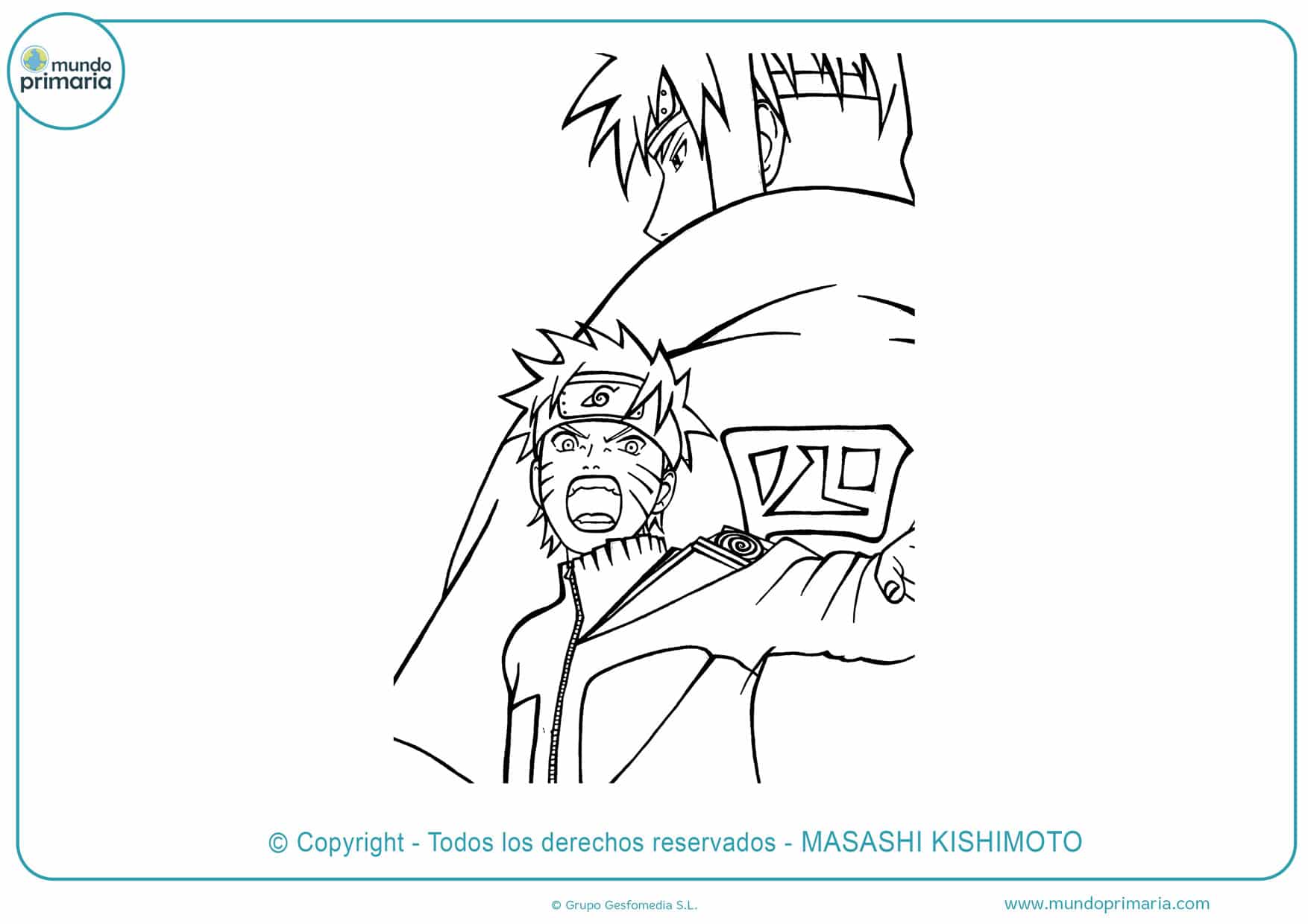 dibujos de naruto shippuden para colorear