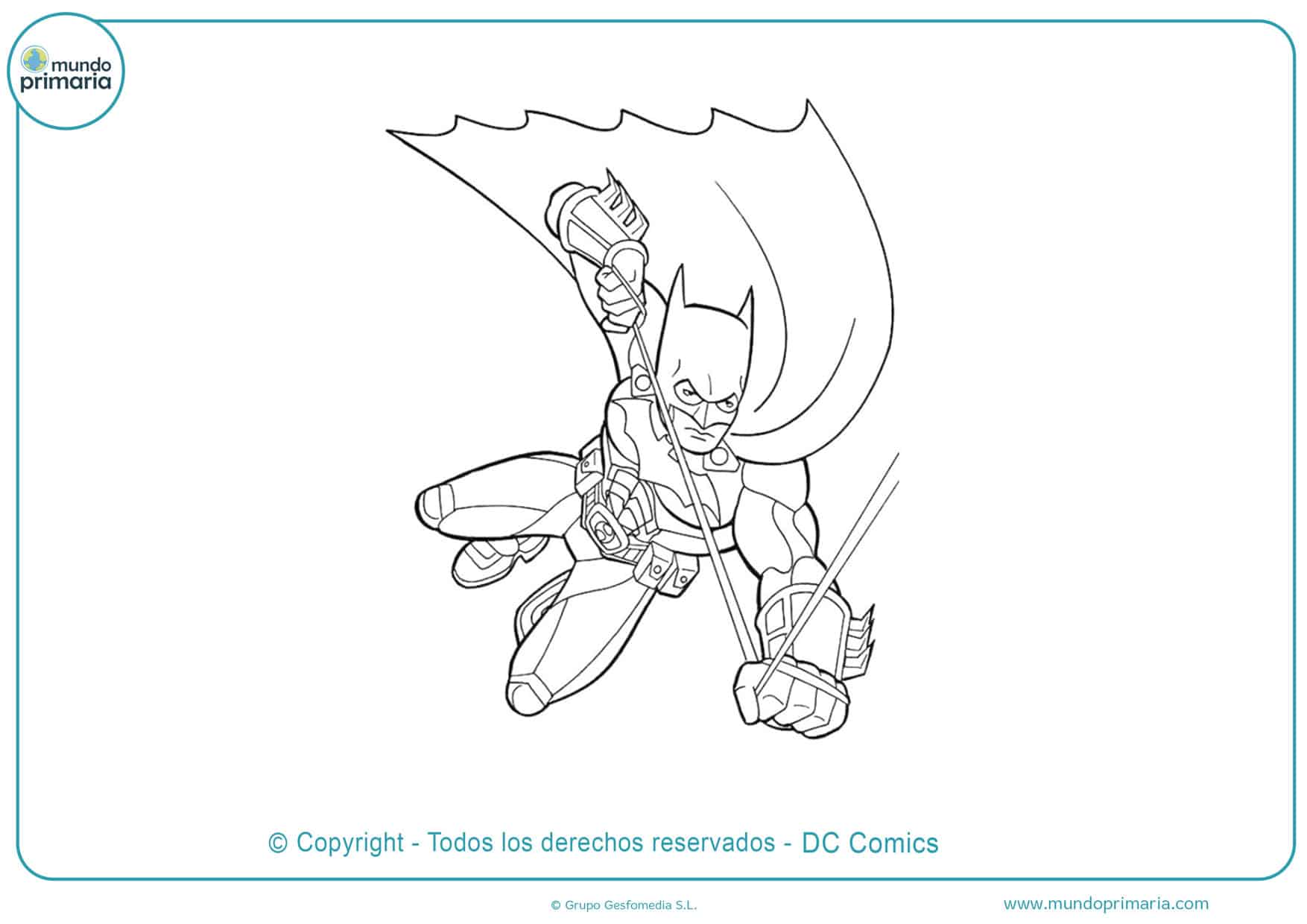 Dibujos para colorear batman