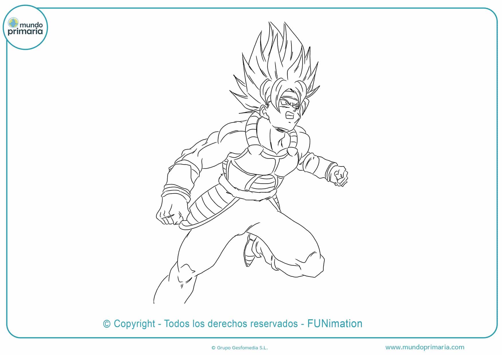 ▷ Dibujos de Goku y Son Goku para Colorear 【Listos para Imprimir】