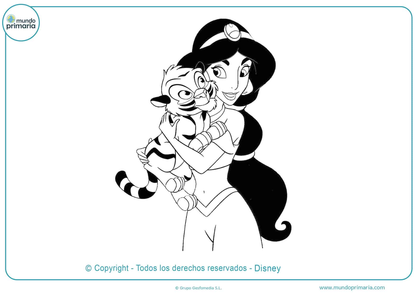 Dibujos De Disney Para Colorear Mundo Primaria