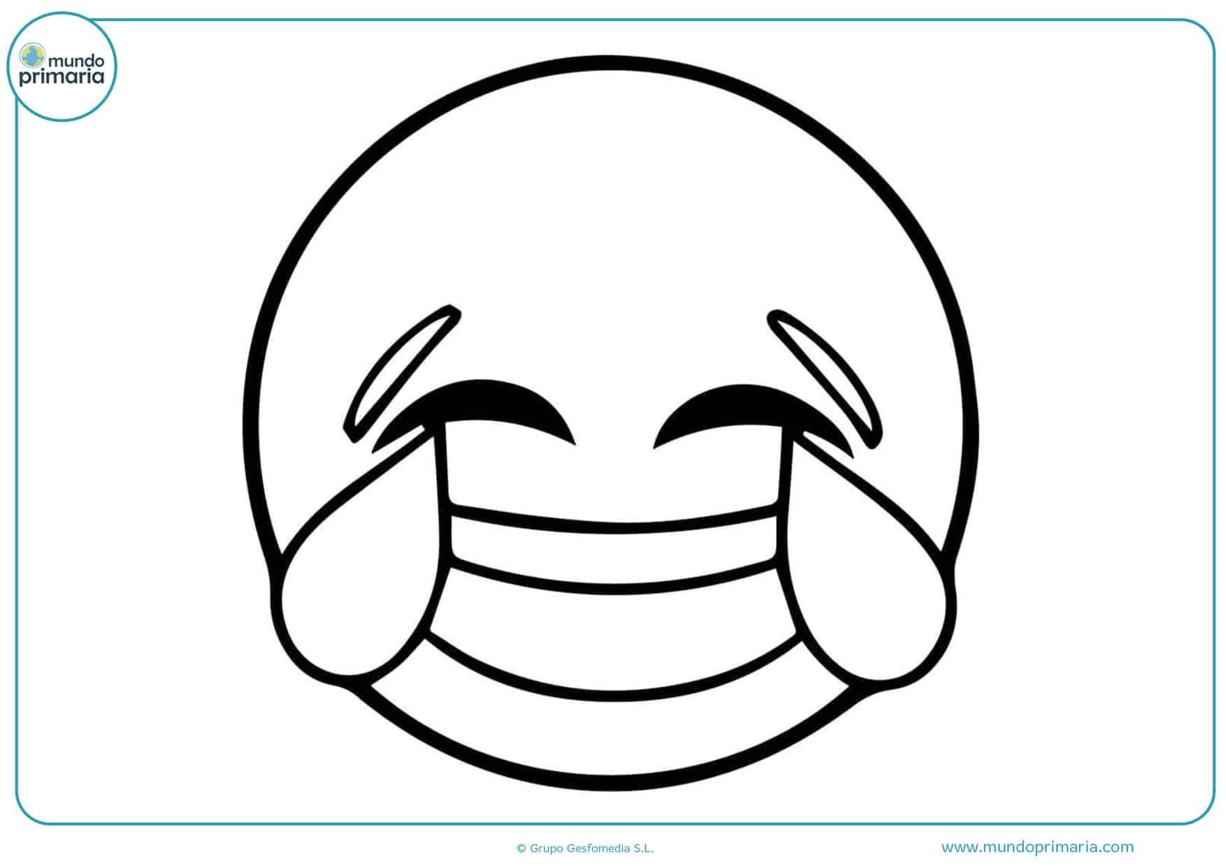 Dibujos de emojis para Colorear - Mundo Primaria