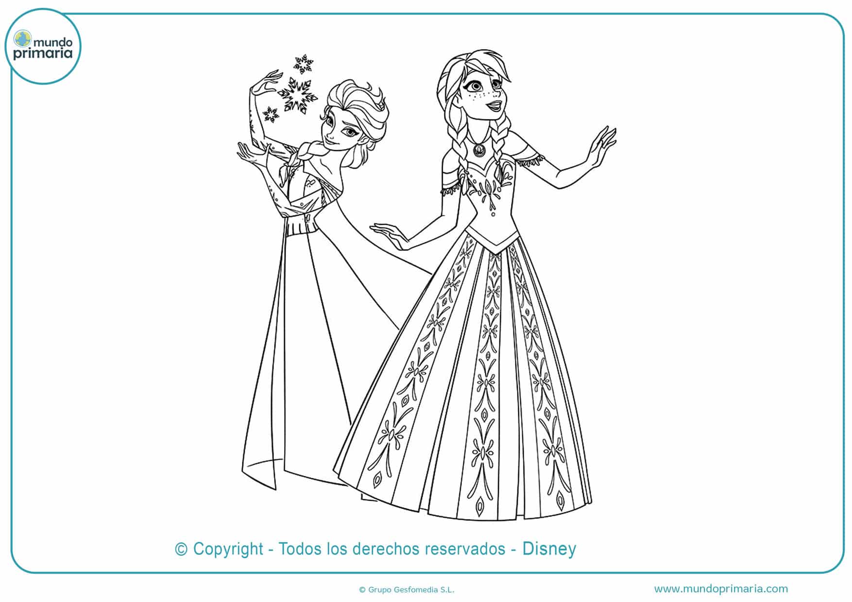 Top 68+ imagen dibujos de frozen para colorear