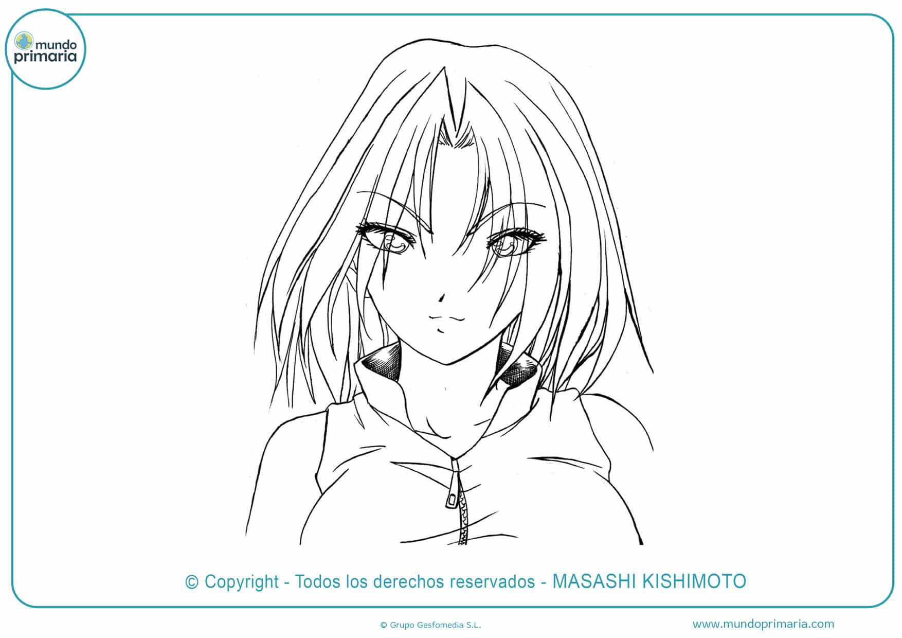 dibujos para colorear de naruto y hinata