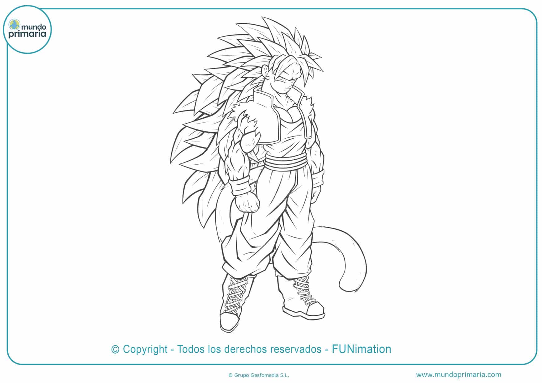 ▷ Dibujos de Goku y Son Goku para Colorear 【Listos para Imprimir】