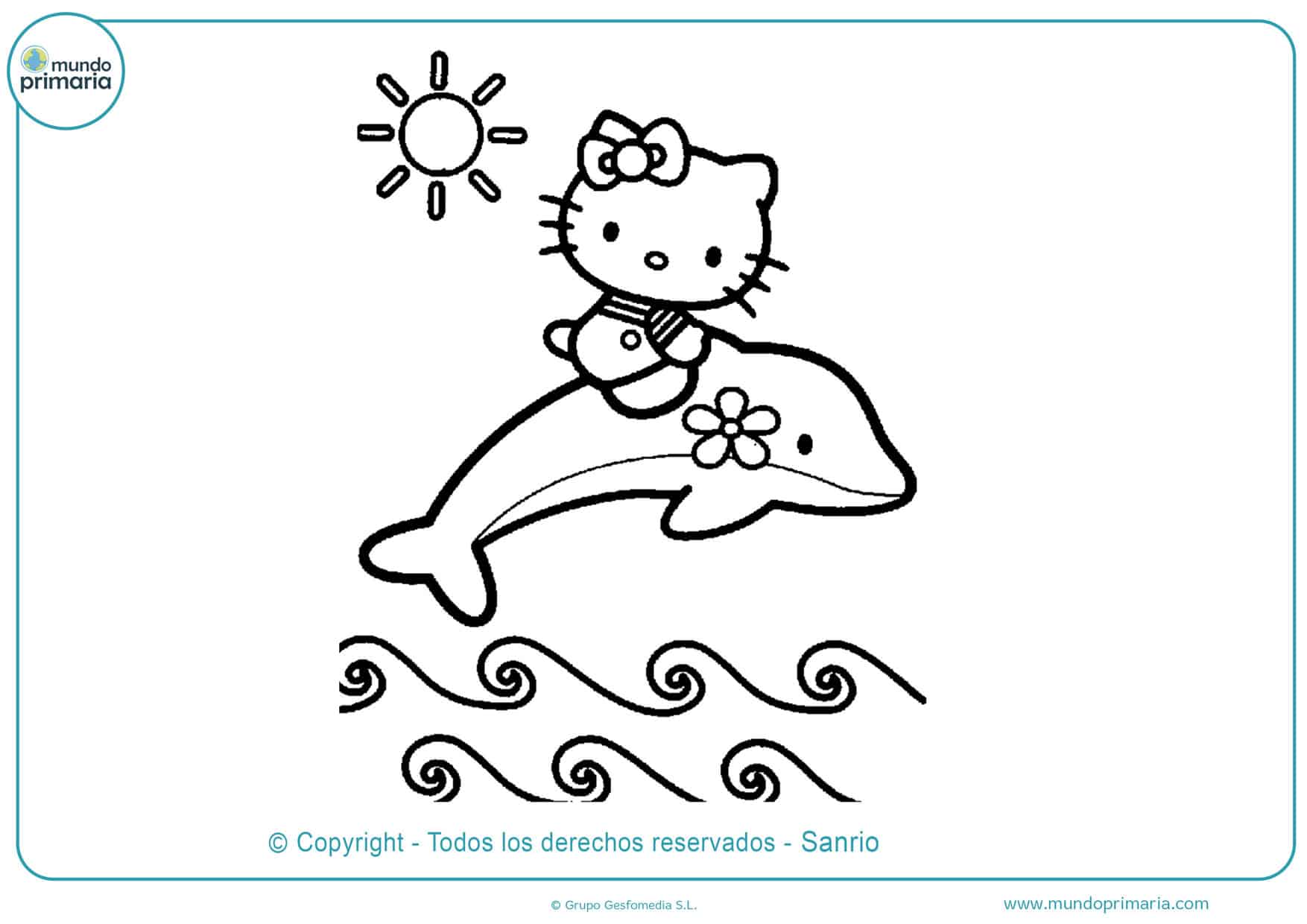 imprimir dibujos de hello kitty