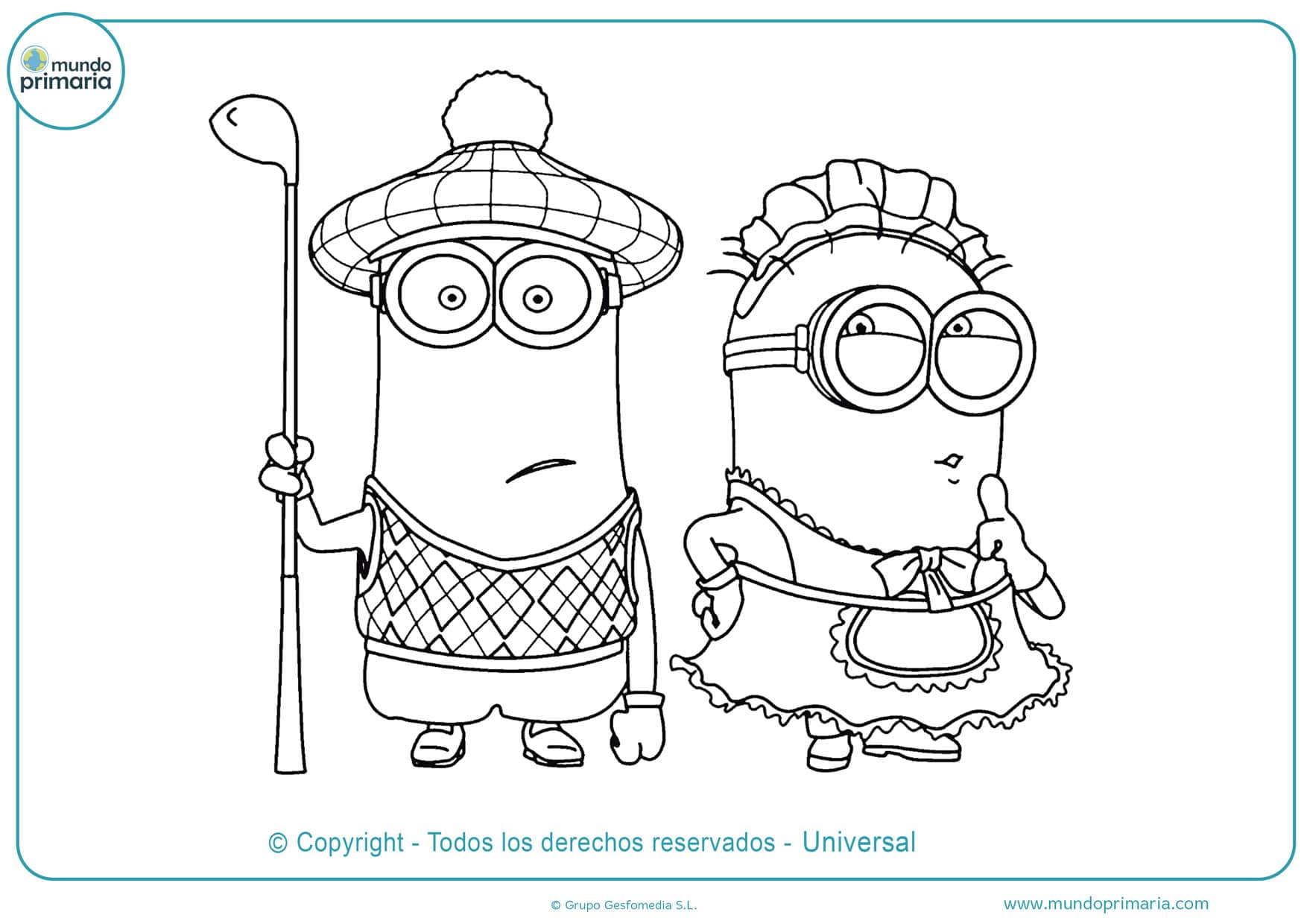 minions para colorear