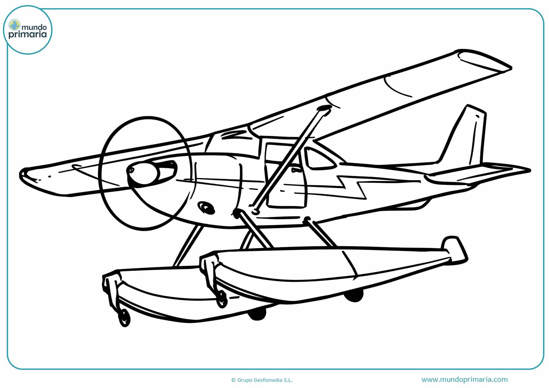 ▷ Dibujos de Aviones y Avionetas para Colorear ✈