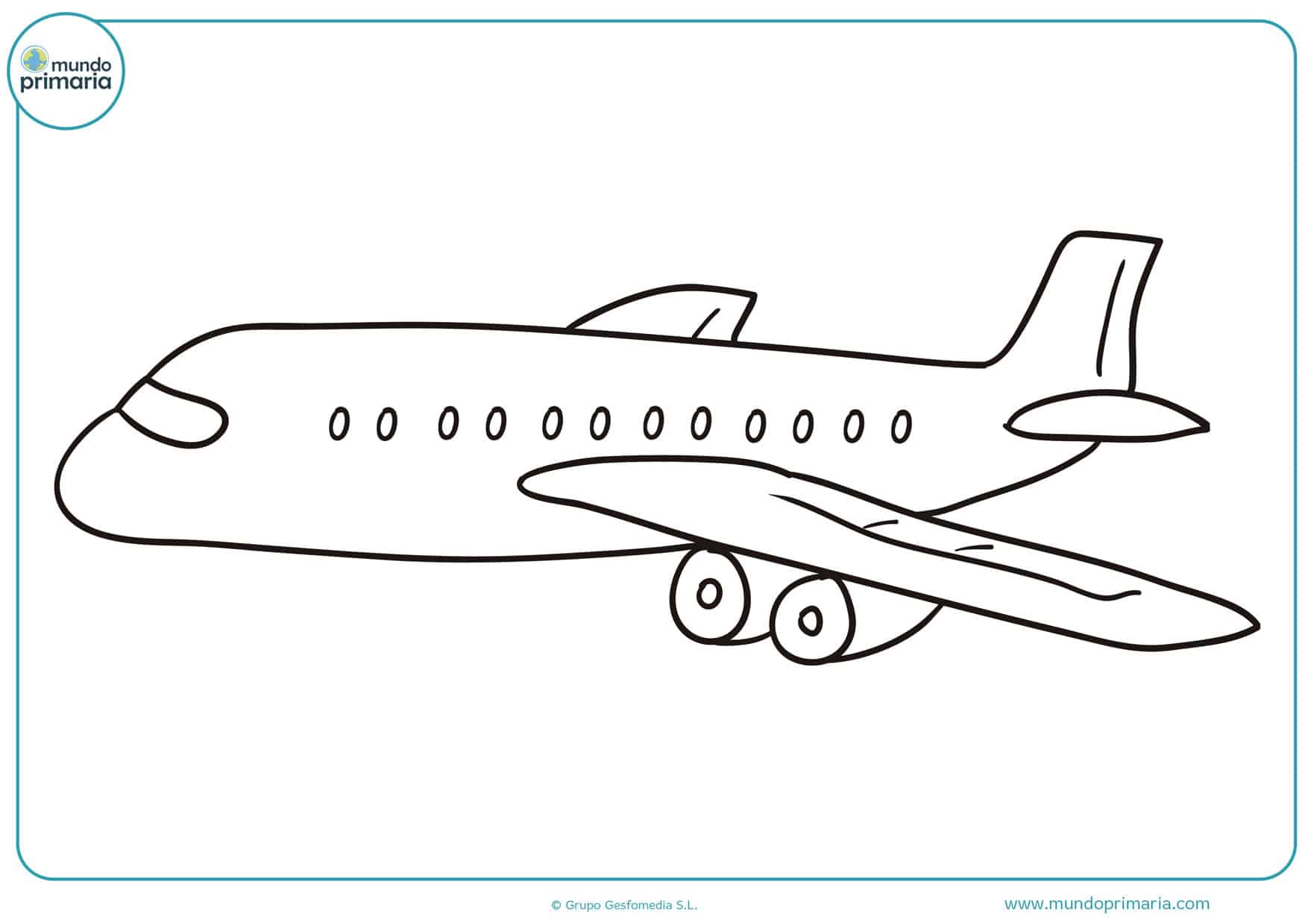 ▷ Dibujos de Aviones y Avionetas para Colorear ✈