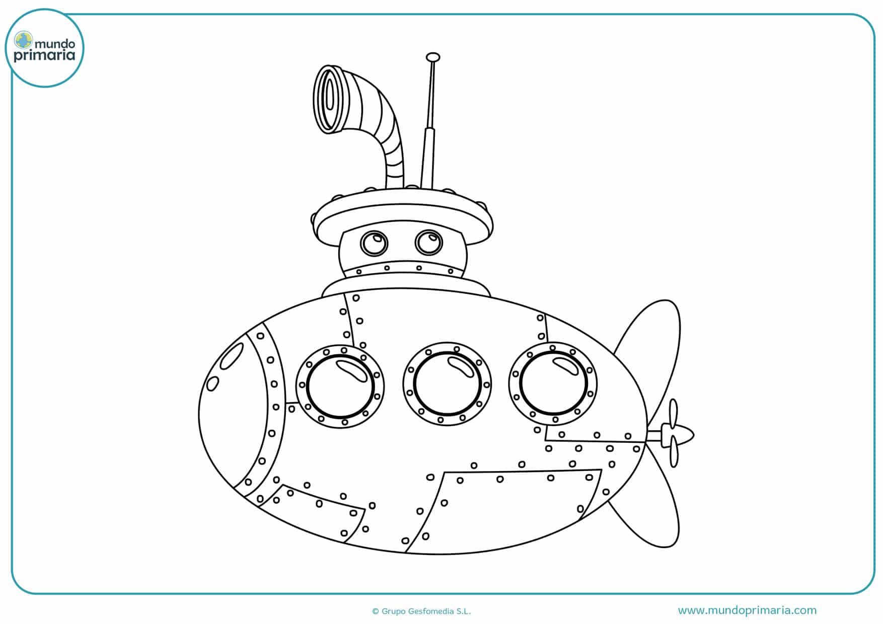dibujos de barcos hundidos para colorear