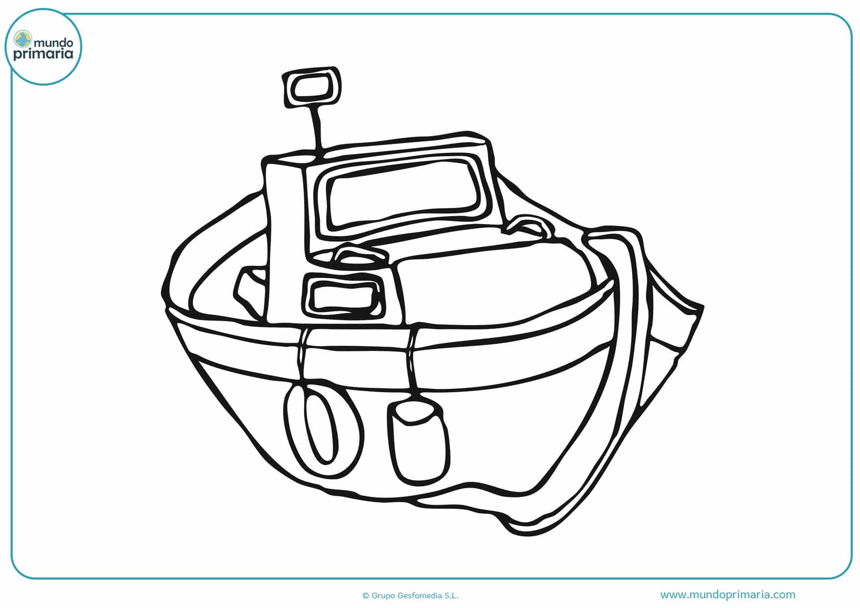 dibujos de botes y barcos para colorear
