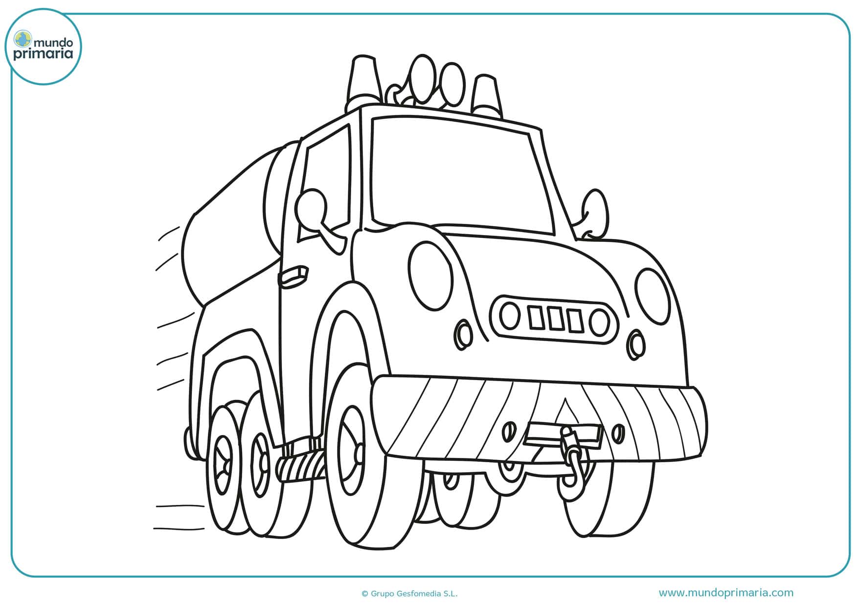 dibujos de camiones para colorear gratis