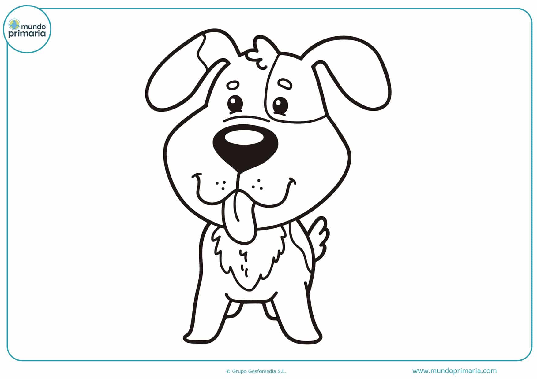 ▷ Dibujos de Perros para Colorear (A Lápiz y Fáciles)