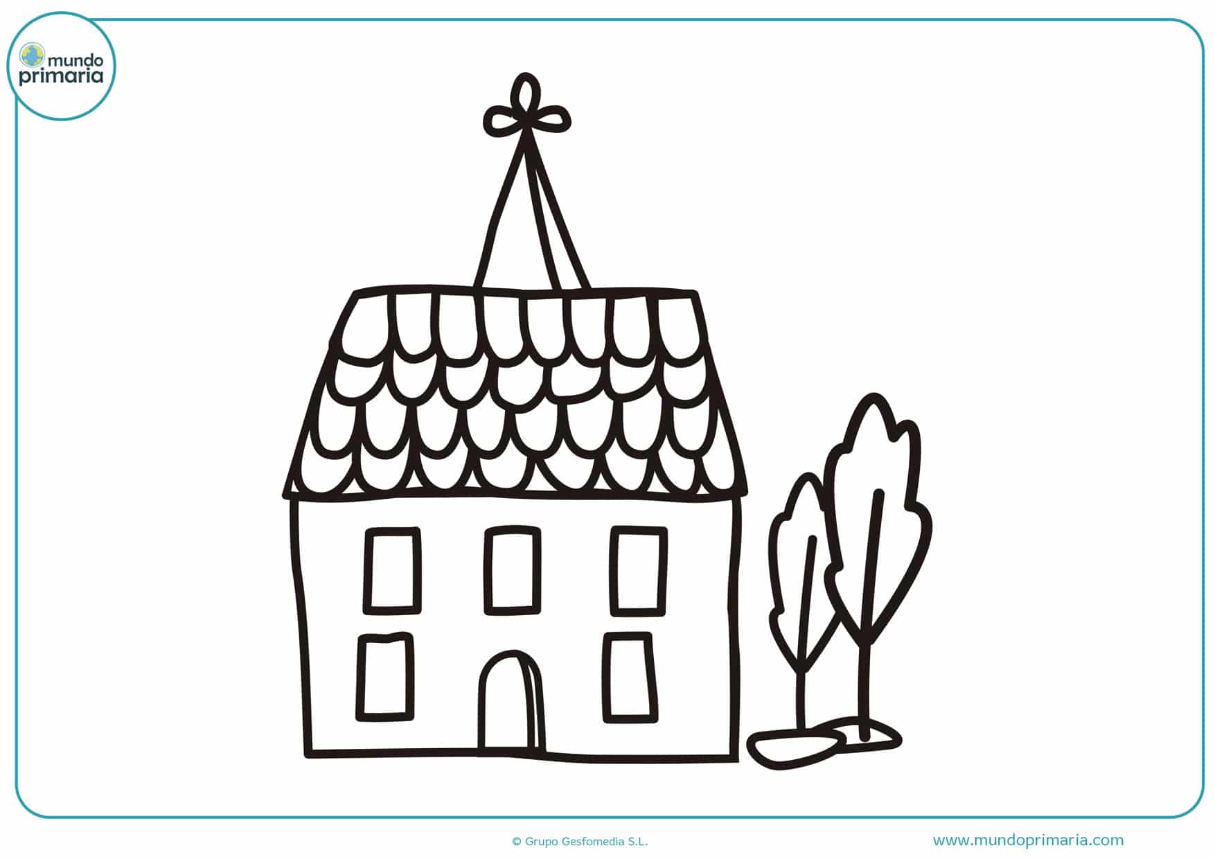 dibujos de casas