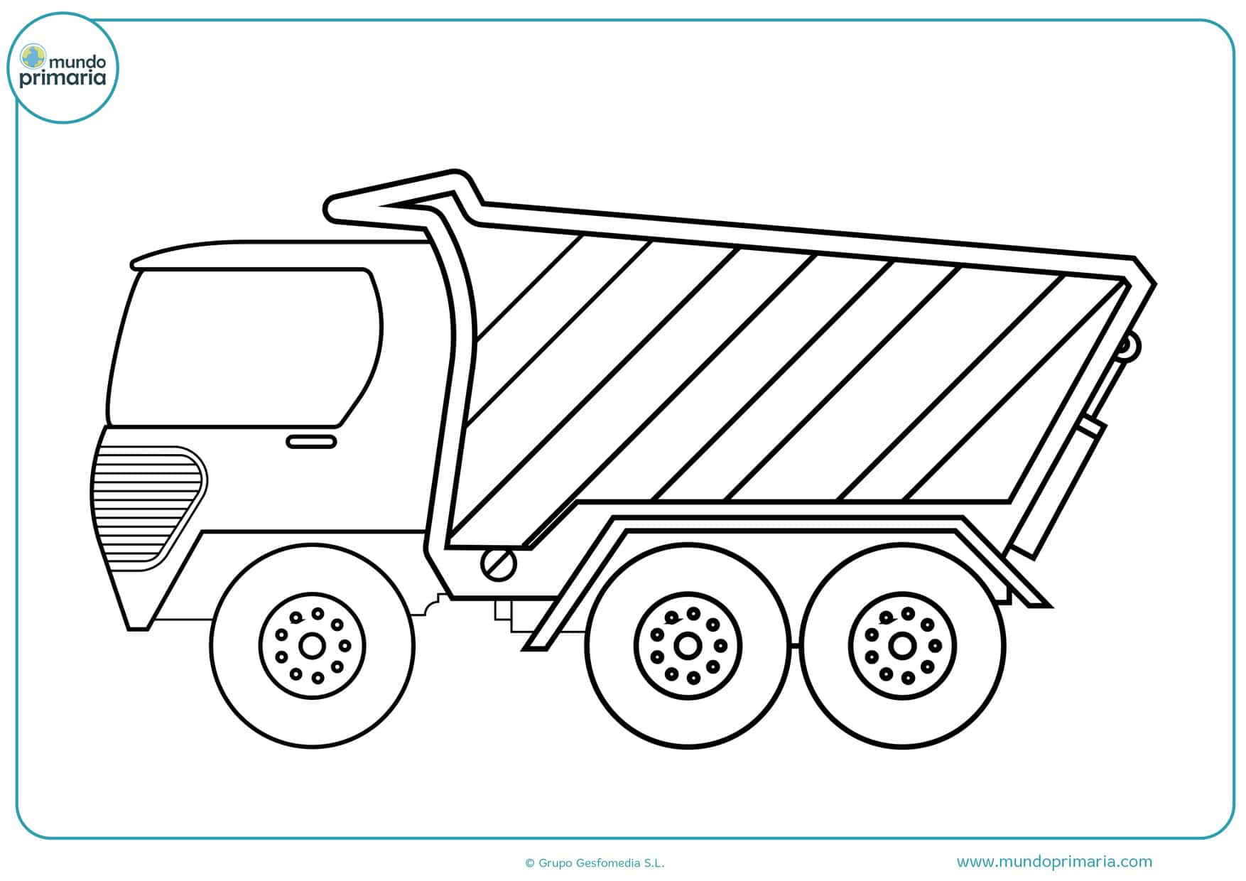 dibujos de coches y camiones para colorear