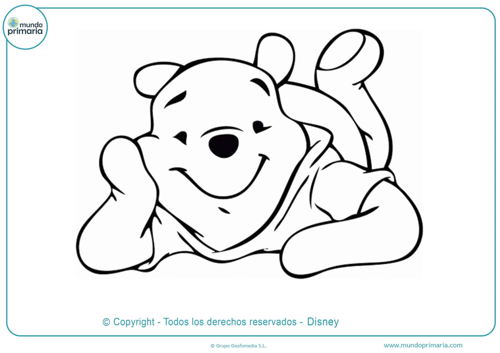 ⇨ Dibujos de Winnie Pooh para Colorear (Imprimir y Listo)