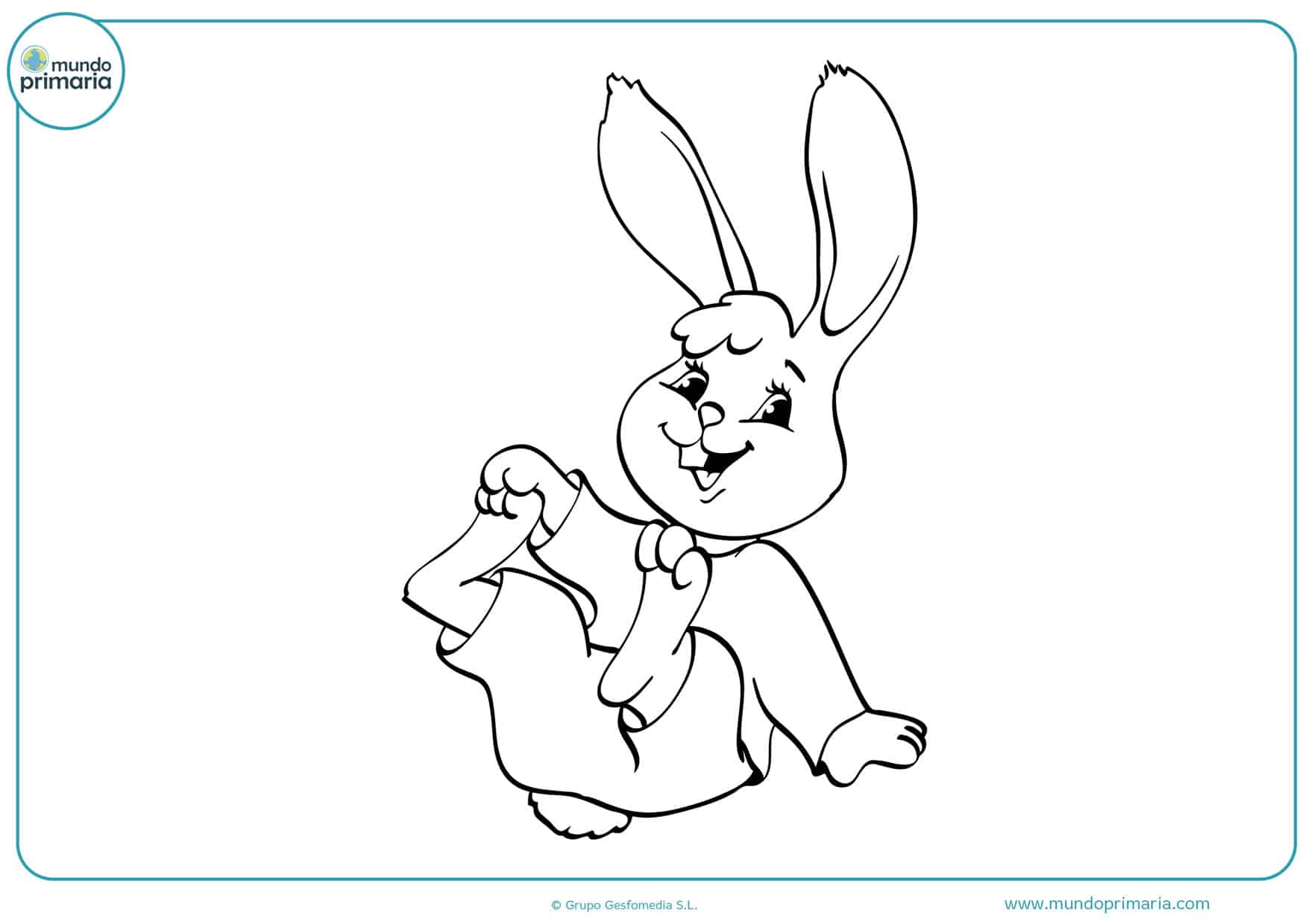 dibujos de conejos animados para colorear