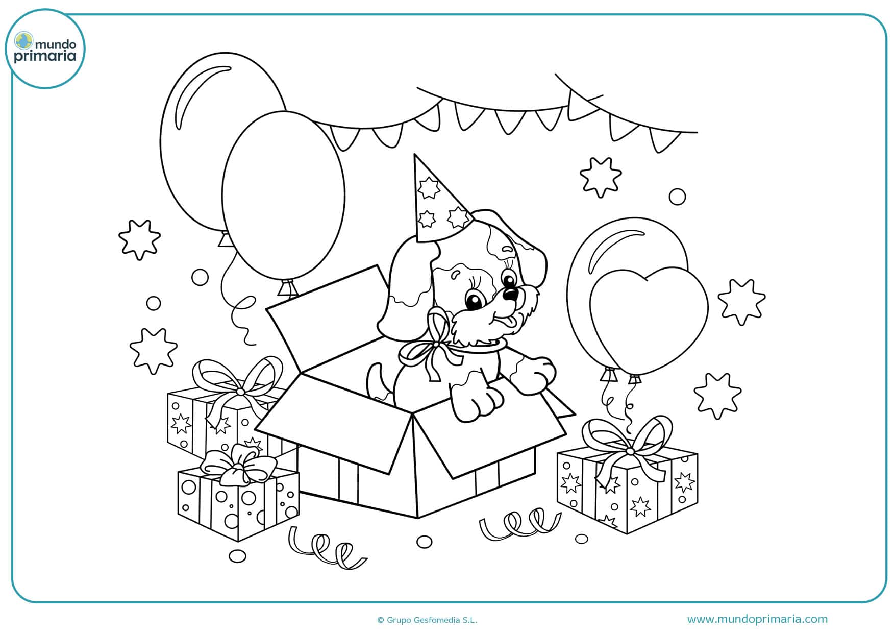⭐ Dibujos de Cumpleaños para Colorear (Imprime tu Tarta)