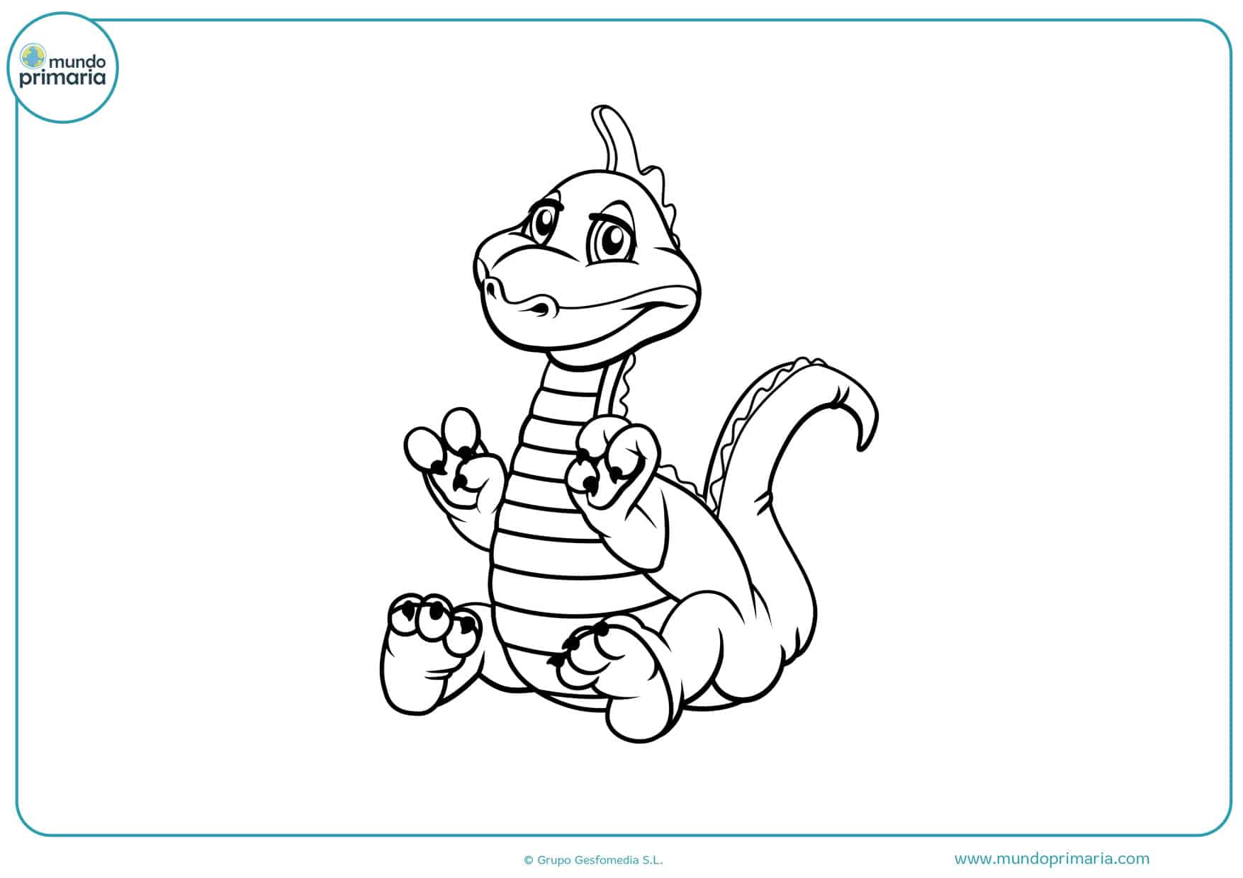 dibujos de dinosaurios carnívoros para colorear